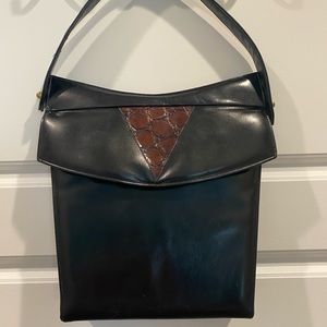 Charles originals 1930s leather handbag